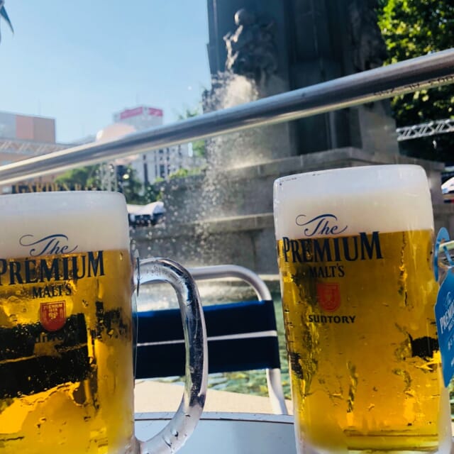 大通公園のビアガーデンも先週から始まってます🍻
でも昼間はちょっと暑すぎた🥵
夜の風が気持ちいい日にまたこよう🌙  #ビアガーデン #サントリー #チャトレの息抜き